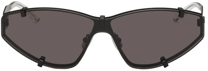 Bottega Veneta Black Cat-Eye Sunglasses