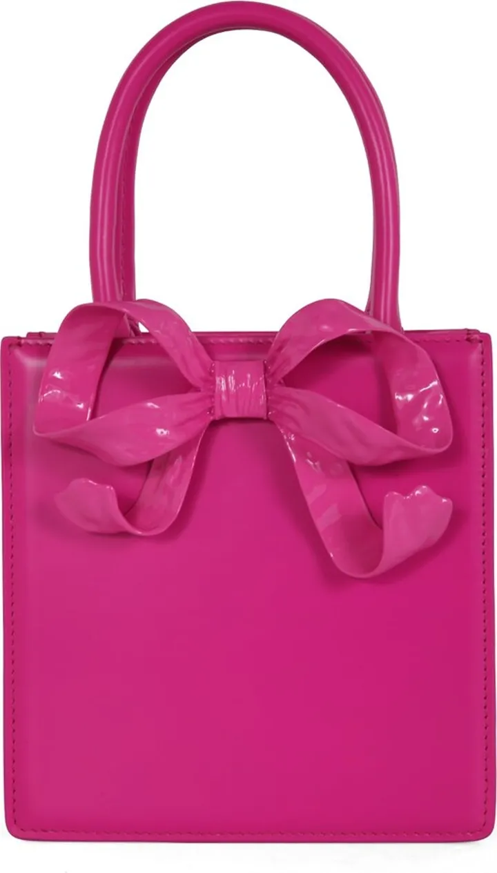 Yellow Bow Mini Tote Bag