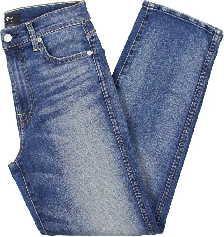 Womens Denim Distressed Skinny Jeans