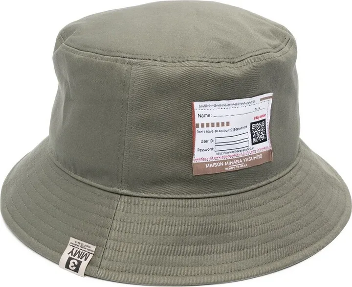 Logo-Patch Bucket Hat
