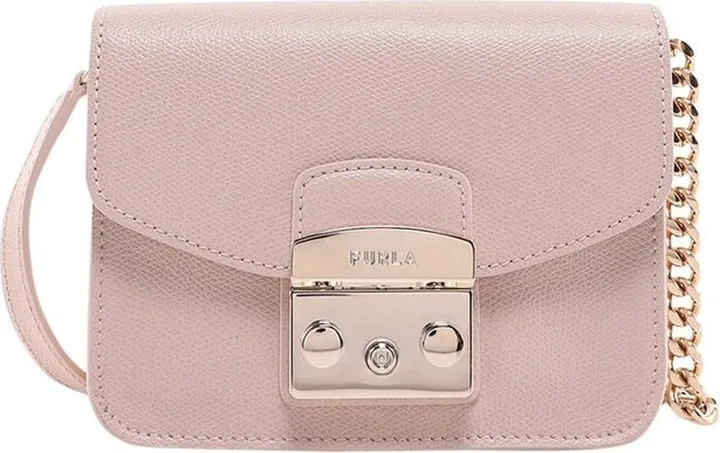 Furla Metropolis Mini Logo-Engraved Crossbody Bag