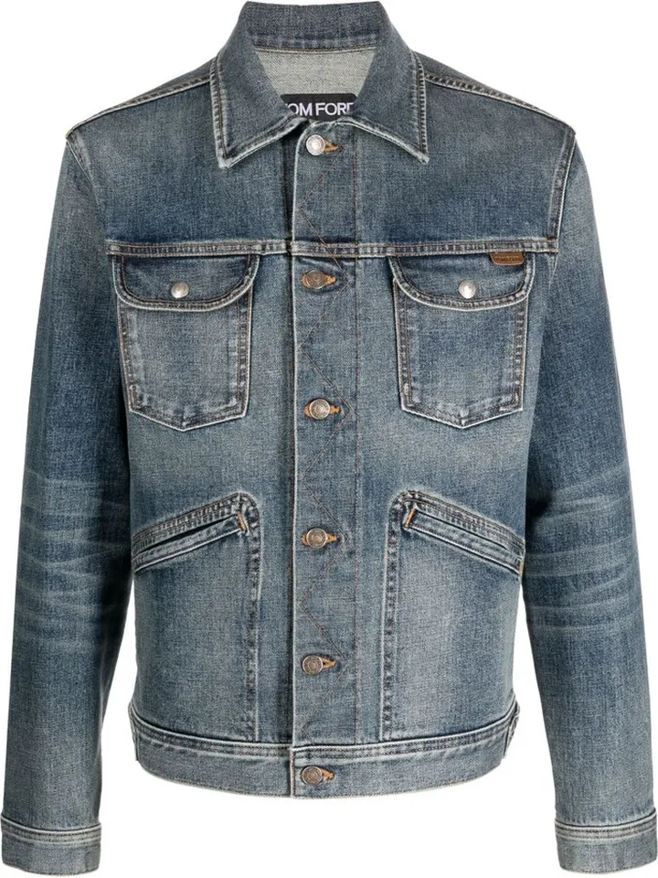 Classic washed denim jacket