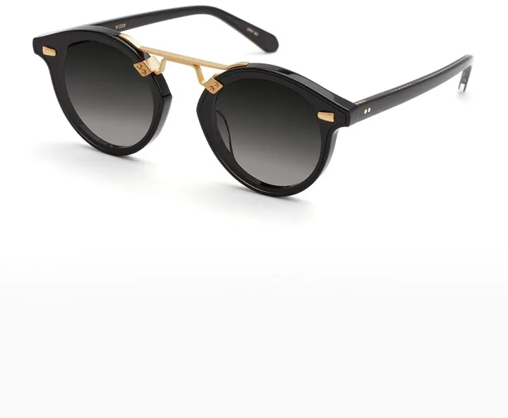 STL Nylon Round Acetate Sunglasses