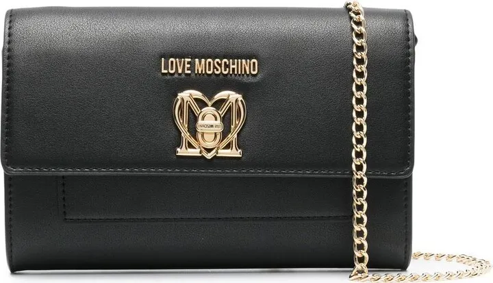 Logo-Plaque Detail Crossbody Bag