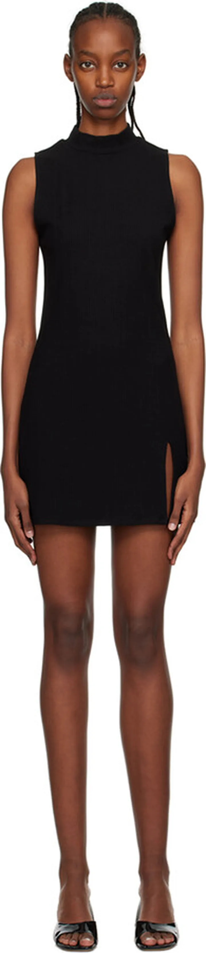 Reformation Black Skylar Minidress