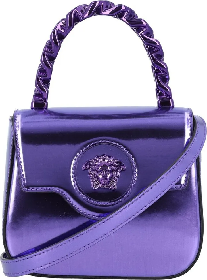 Versace La Medusa Patent Mini Tote Bag