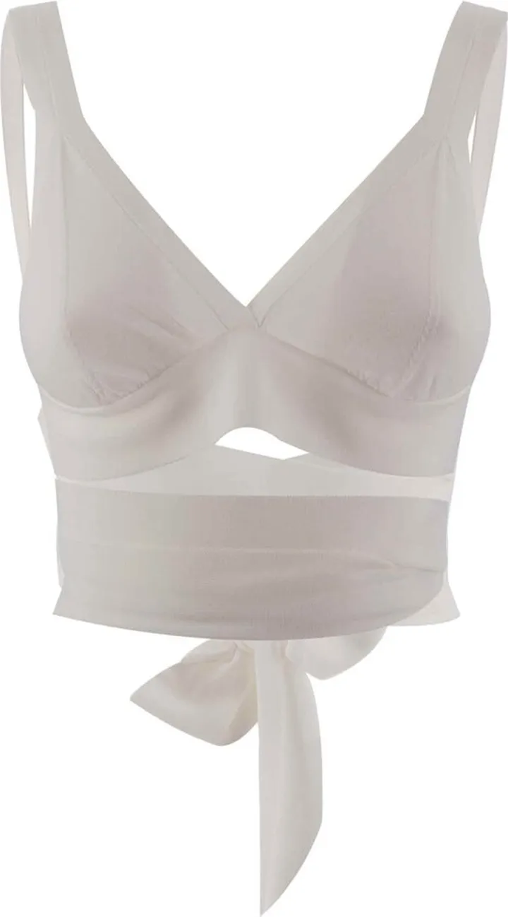 Roux Top Crossed On The Back And With V-neck.