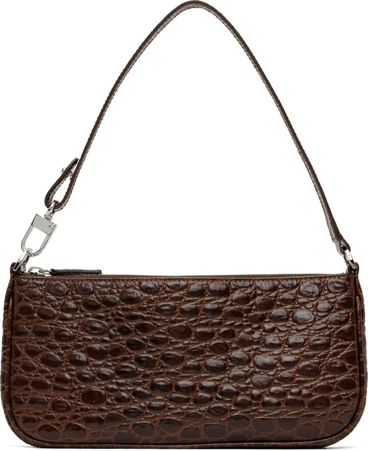 BY FAR Brown Rachel Shoulder Bag