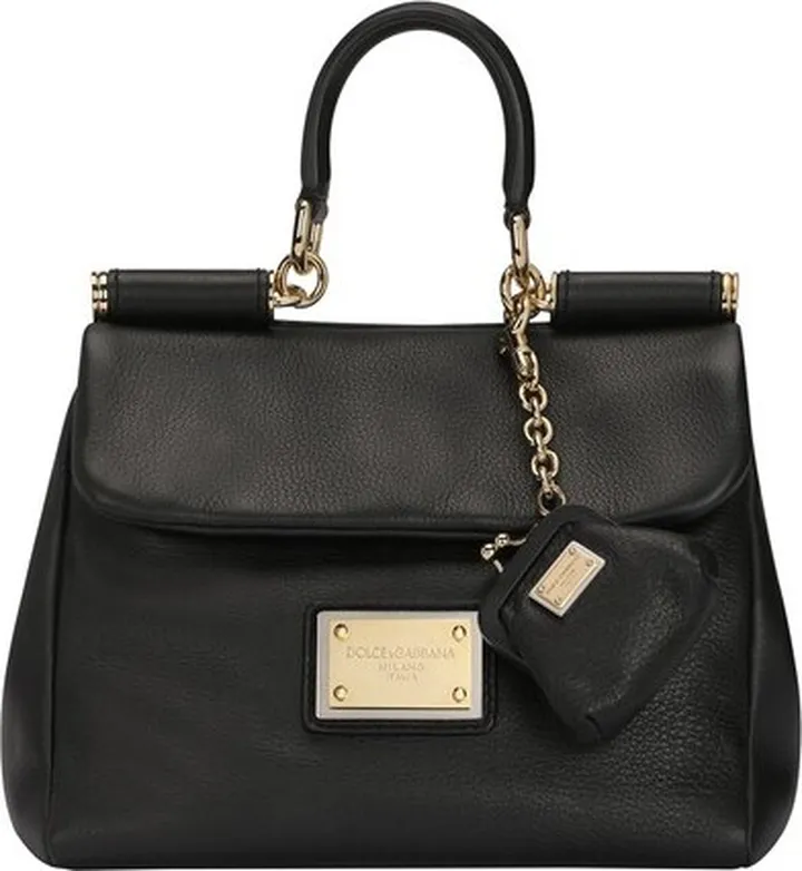 Small calfskin Sicily soft bag