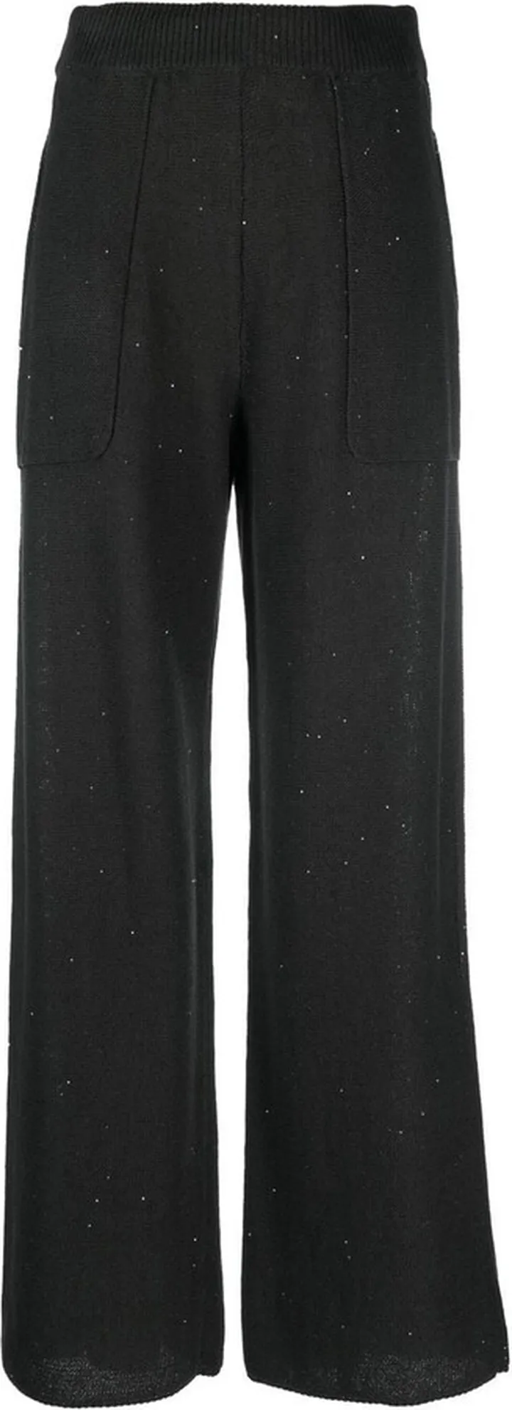 Knitted Straight-Leg Trousers