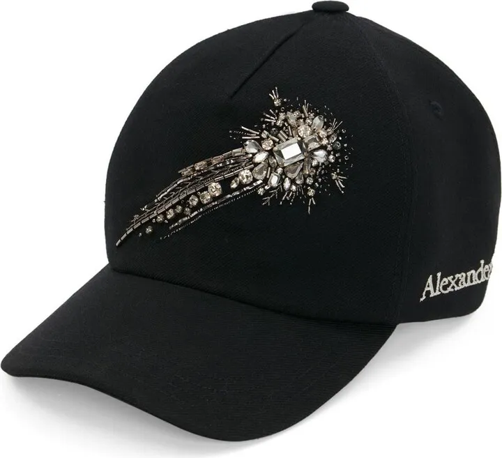 Astral wool crystal embellished cap