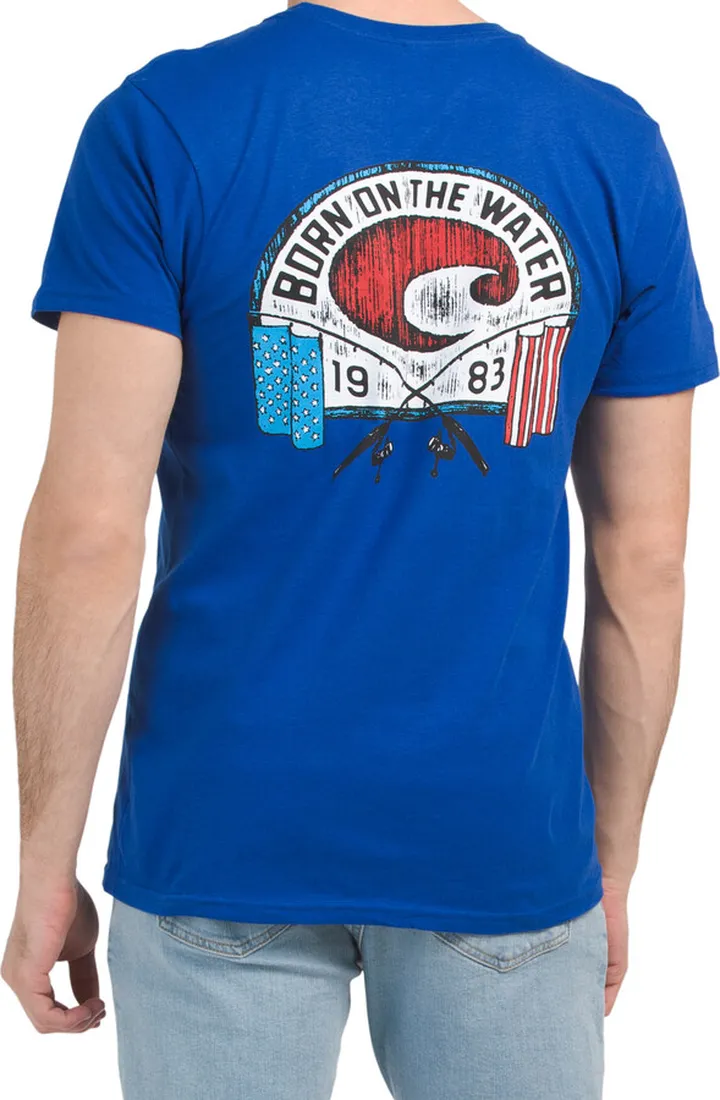 Woodcut Flags Graphic Tee