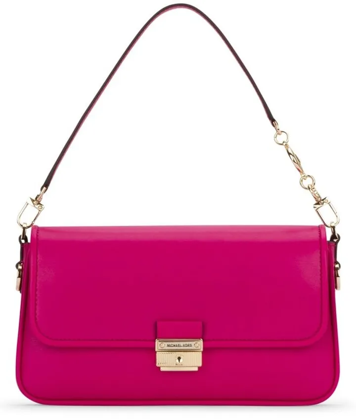 Michael Michael Kors Bradshaw Logo Buckle Shoulder Bag