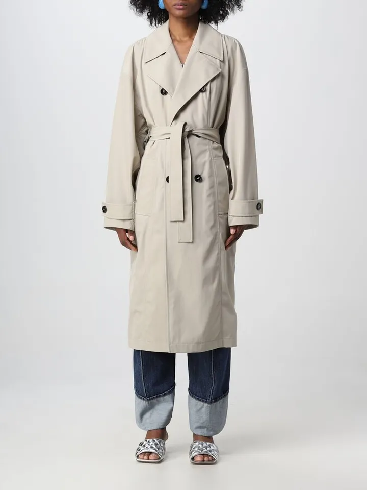 Bottega Veneta trench coat in cotton and nylon blend