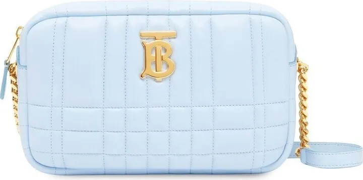 BURBERRY- Small Leather Camera Bag