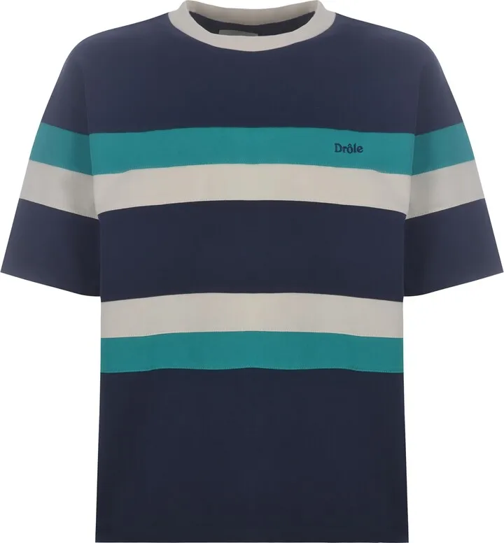 T-shirt Drole De Monsieur In Cotton