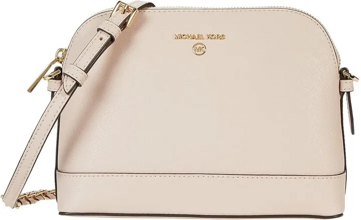 MICHAEL Michael Kors Jet Set Charm Large Dome Crossbody (Soft Pink) Handbags
