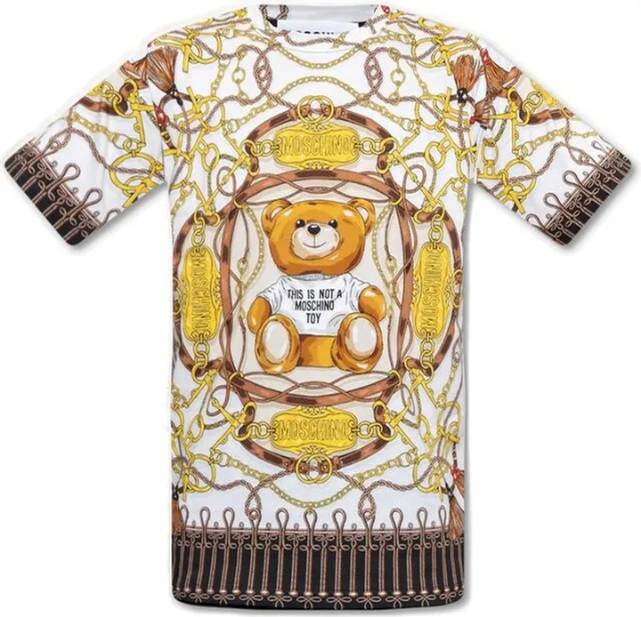 Moschino Teddy Bear Printed Short-Sleeved T-Shirt