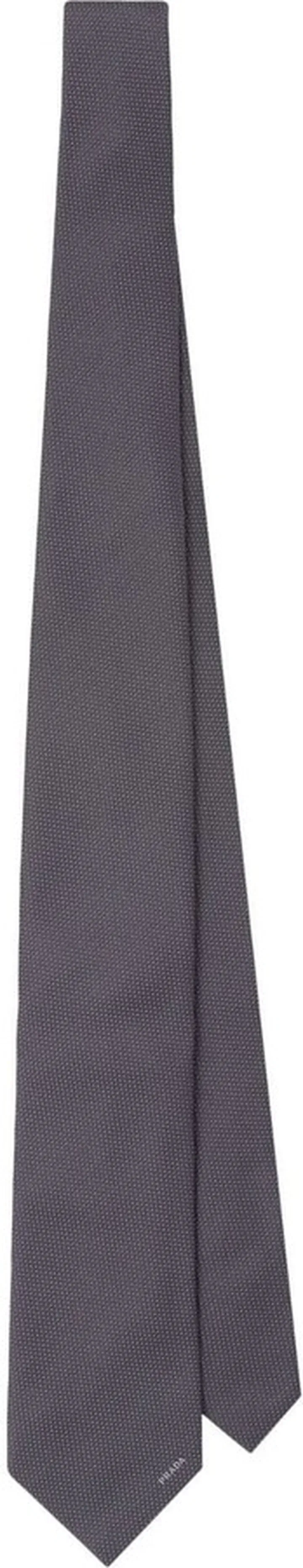 Logo-Embroidered Silk Tie
