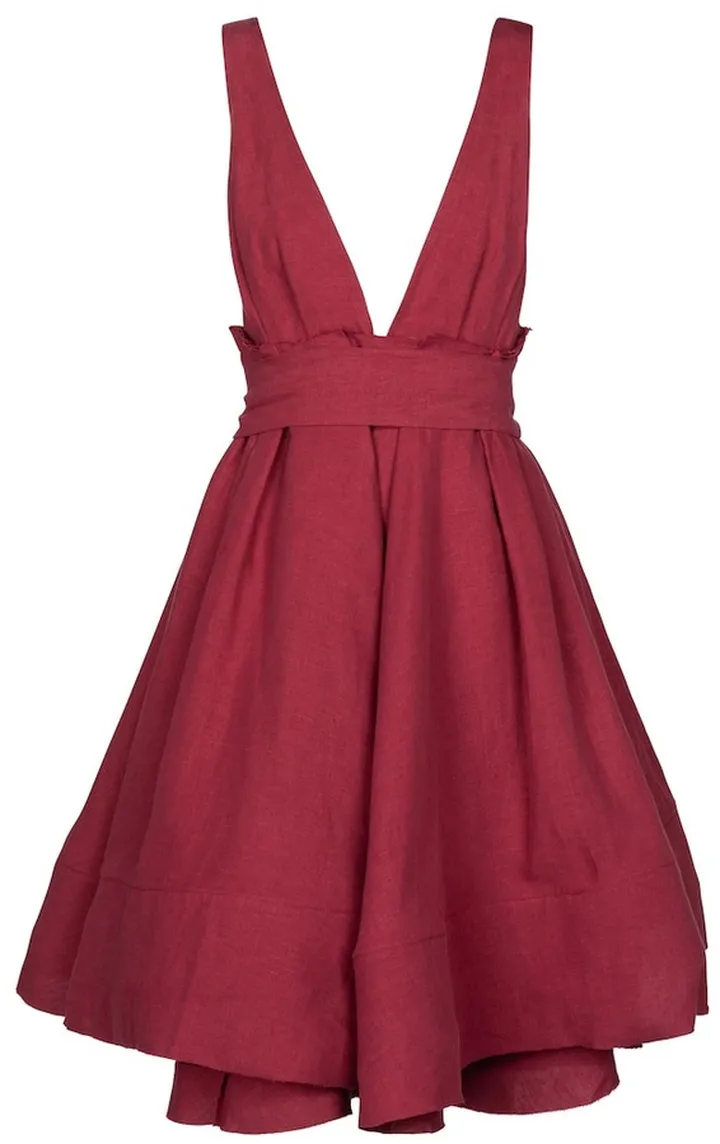 Quesyn linen minidress