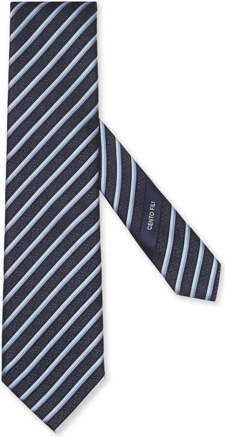 Striped Jacquard Tie
