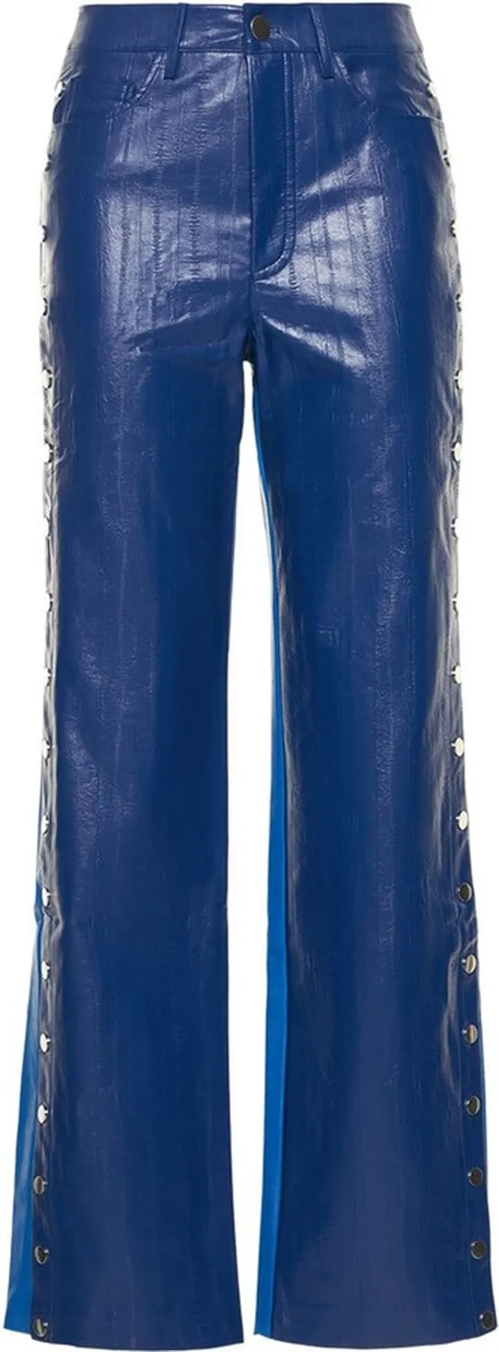 Bibi faux leather straight pants
