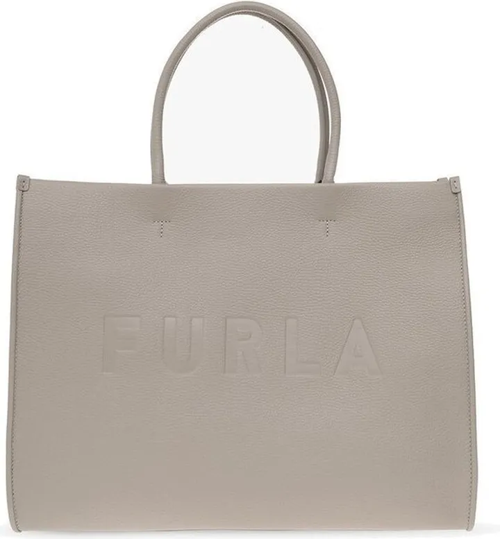 Furla Wonderfurla Logo Embossed Tote Bag