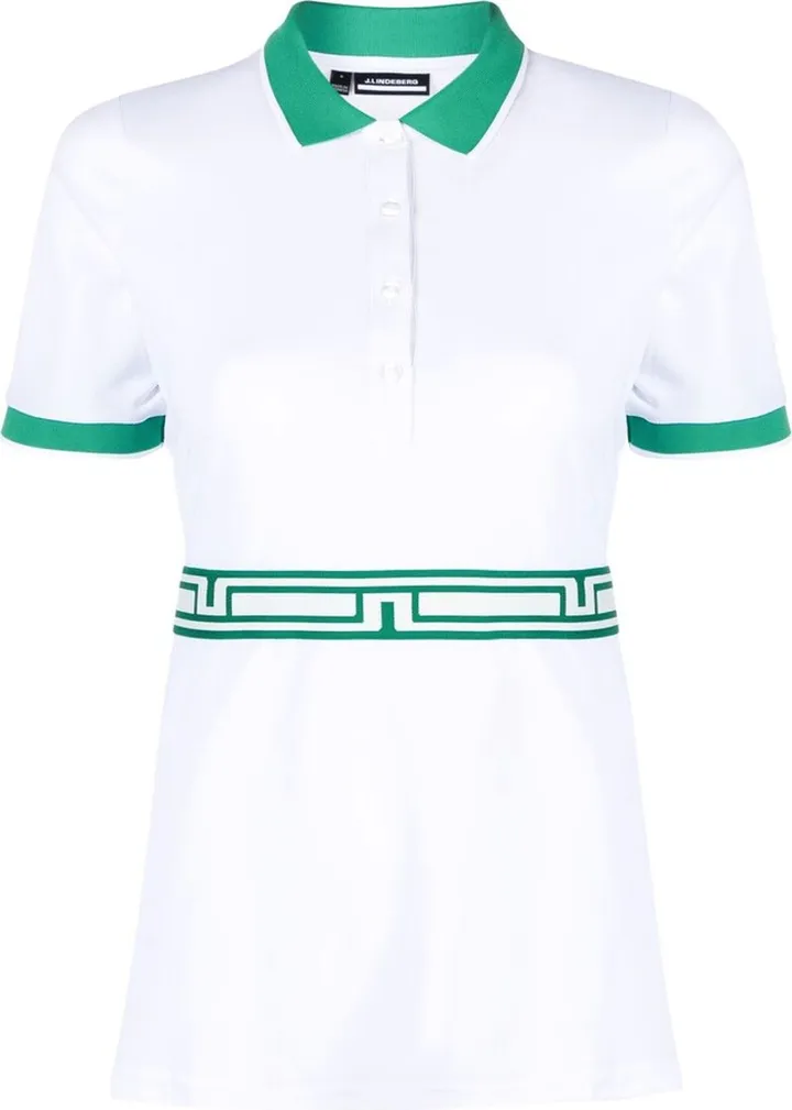 White Belina Golf Polo Shirt
