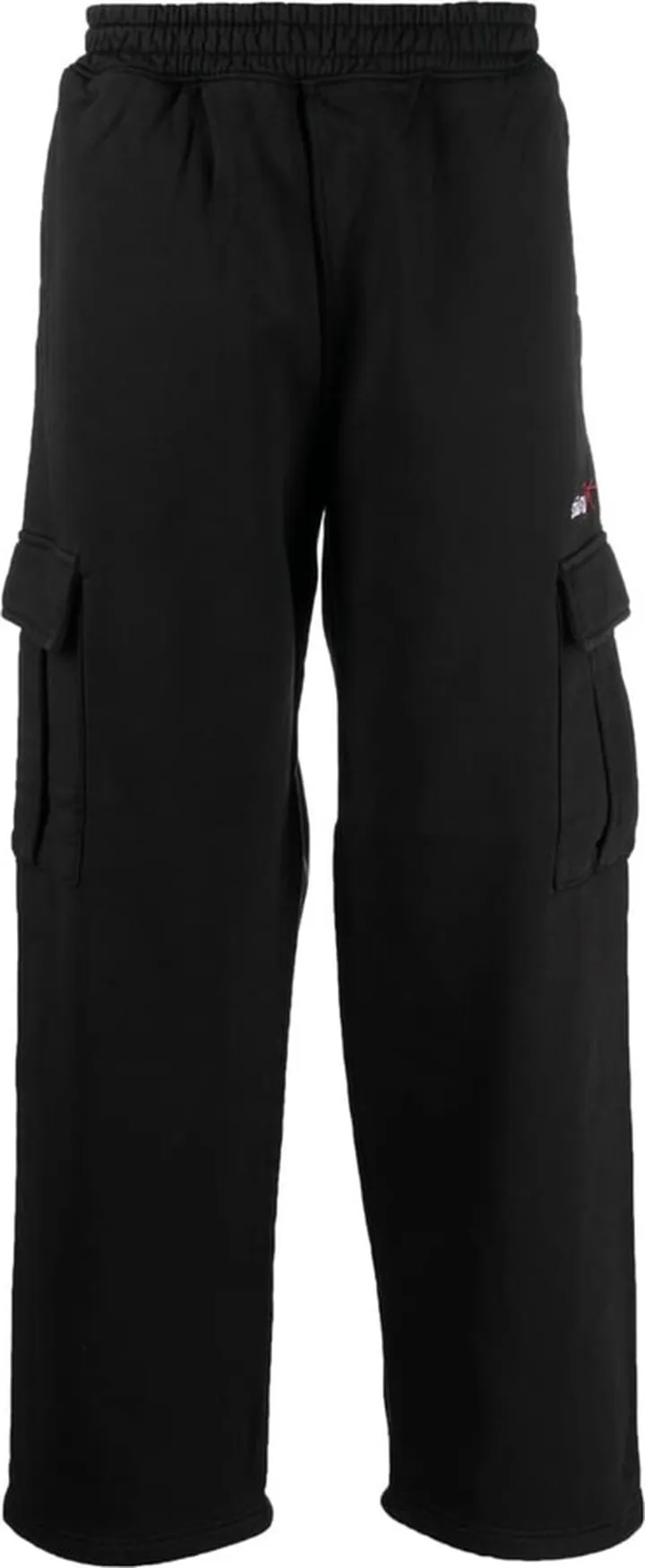 Embroidered-Logo Flared Pants