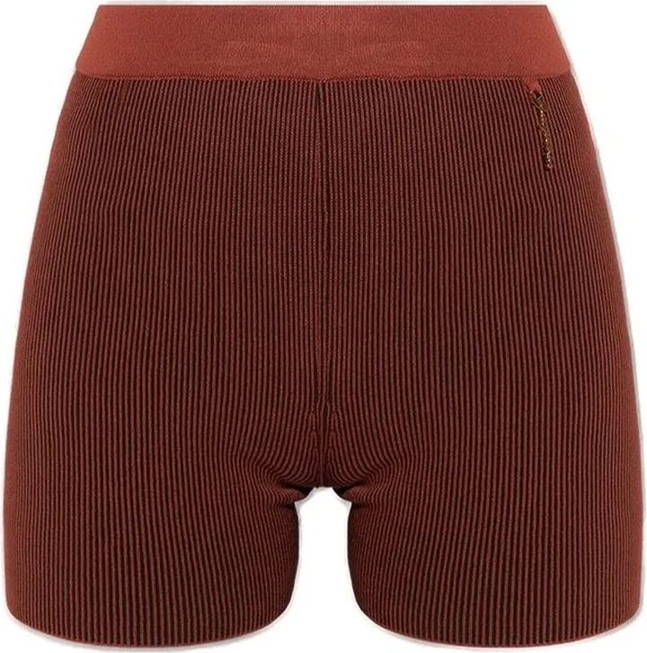 Jacquemus Charm Logo Knit Shorts