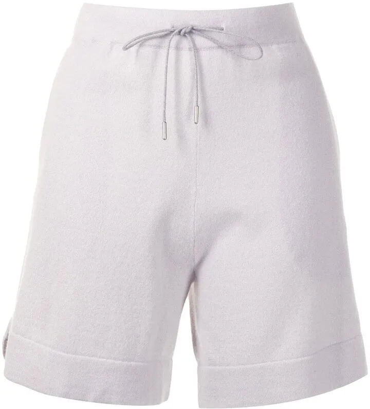 Drawstring Cashmere Shorts