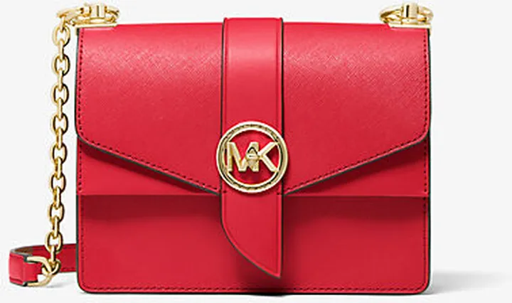 Greenwich Small Saffiano Leather Crossbody Bag