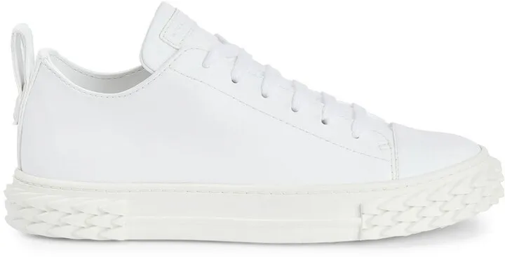 Ecoblabber leather low-top sneakers