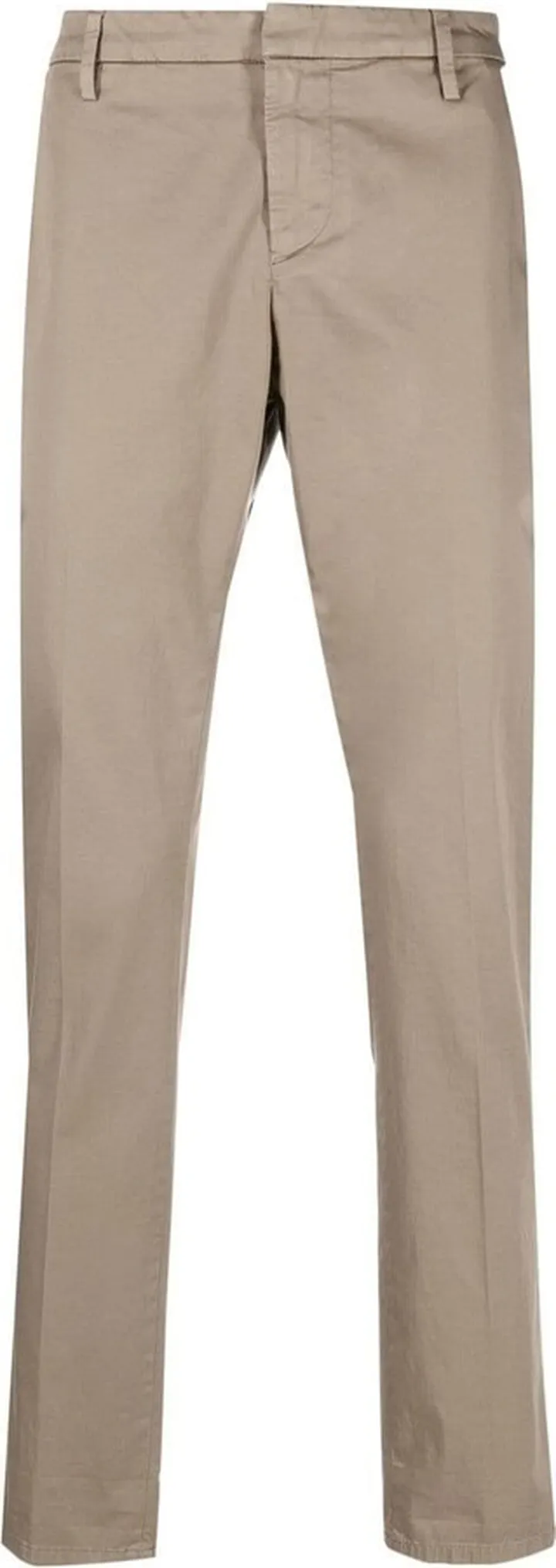 Mid-Rise Straight-Leg Trousers