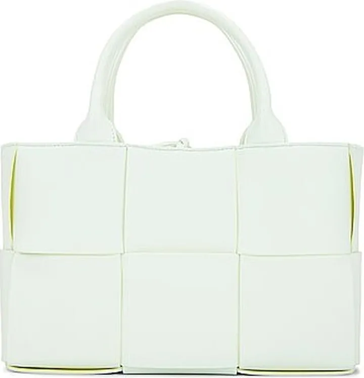 Bottega Veneta Mini Arco Tote Bag in White