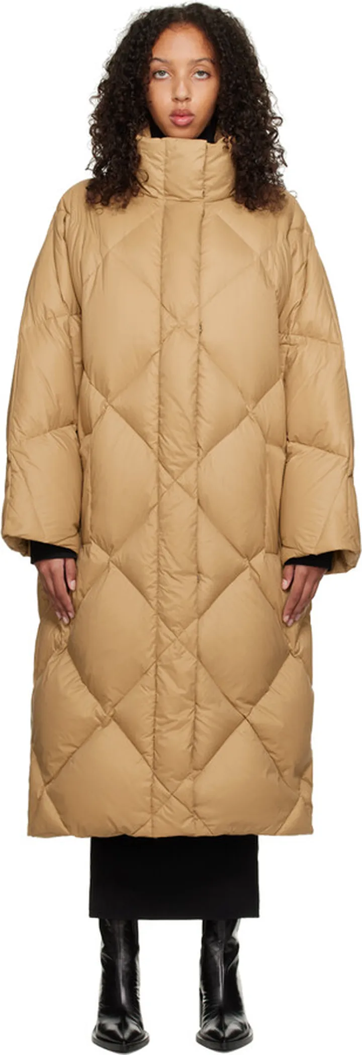 Stand Studio Tan Anissa Down Coat