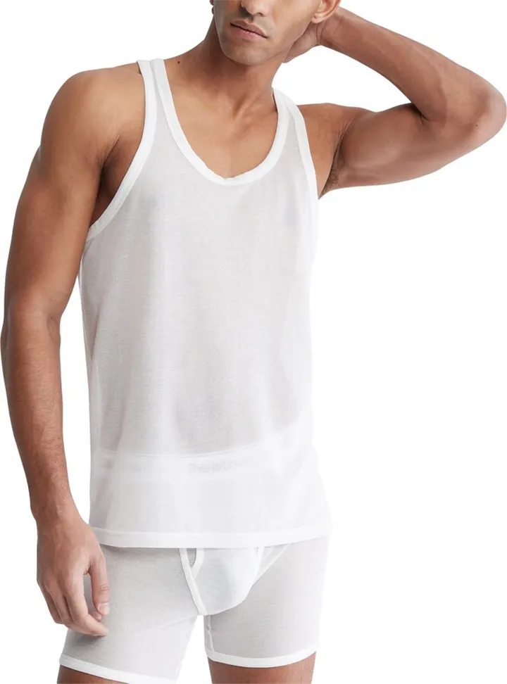 Calvin Klein Men's Pride This Is Love Mesh Tank Top