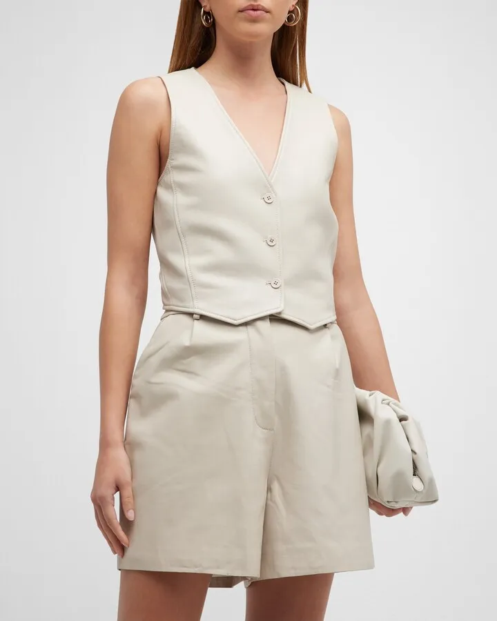 Kallie Leather Vest