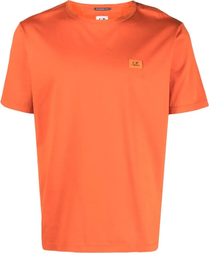 logo-patch cotton T-shirt