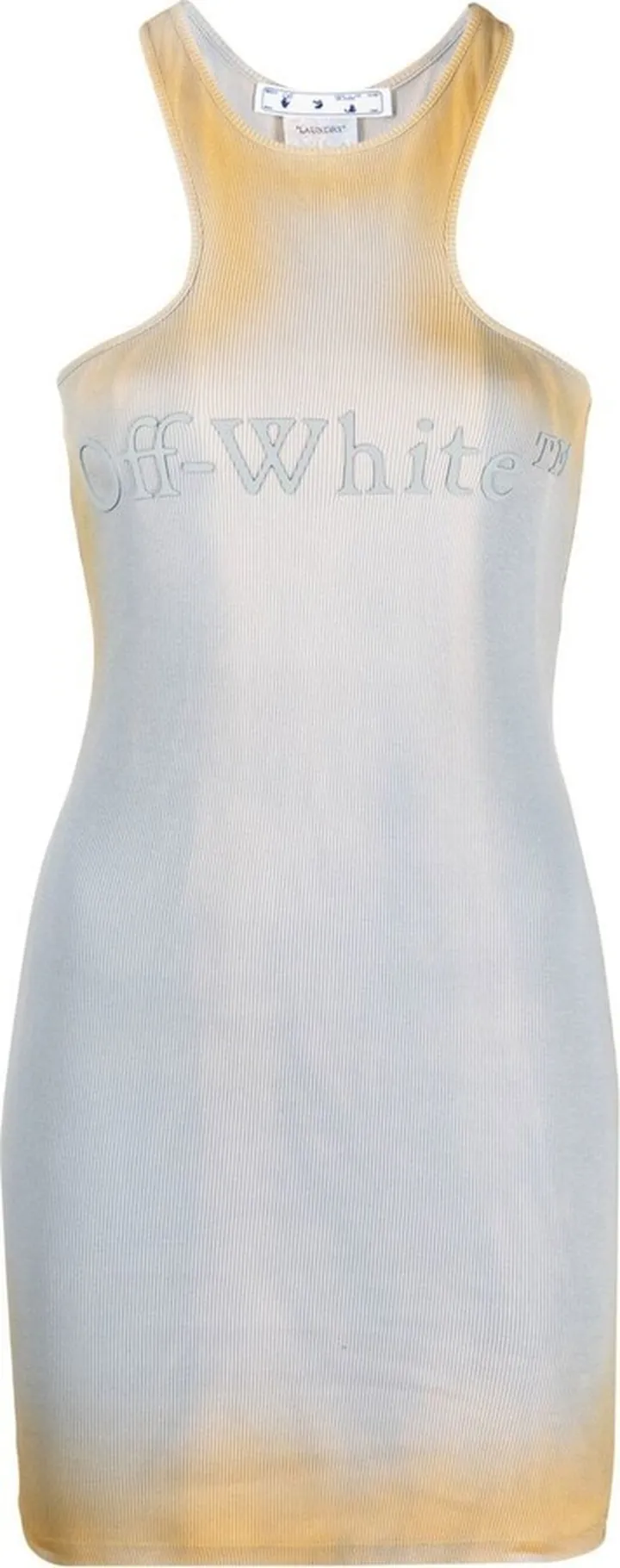OFF-WHITE- Logo Mini Dress