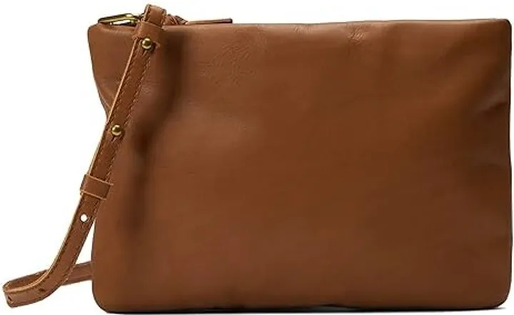 Madewell Puffy Crossbody Bag (English Saddle) Handbags
