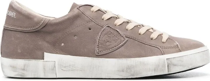 Distressed Low-Top Sneakers