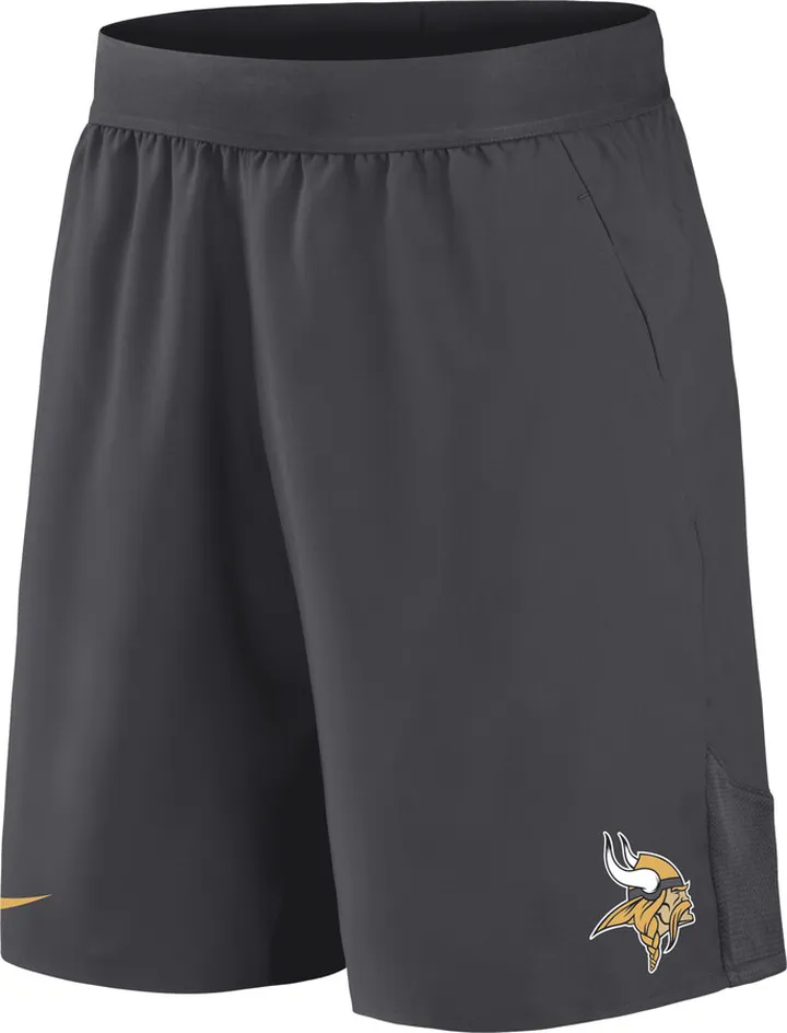 Nike Men's Dri-FIT Stretch (NFL Minnesota Vikings) Shorts in Grey