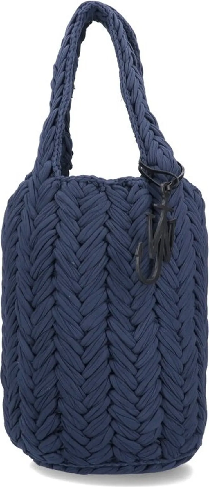 JW Anderson Logo Charm Crochet Tote Bag
