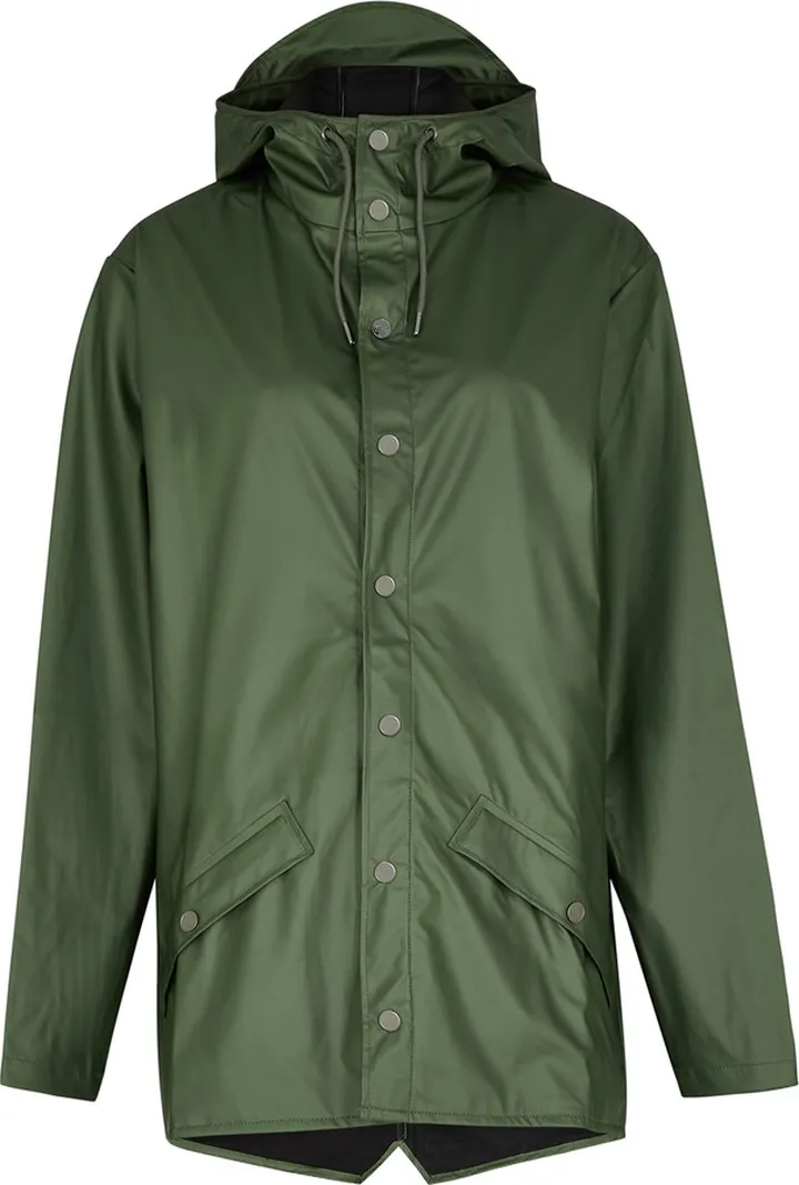 Rains Hooded Rubberised Raincoat