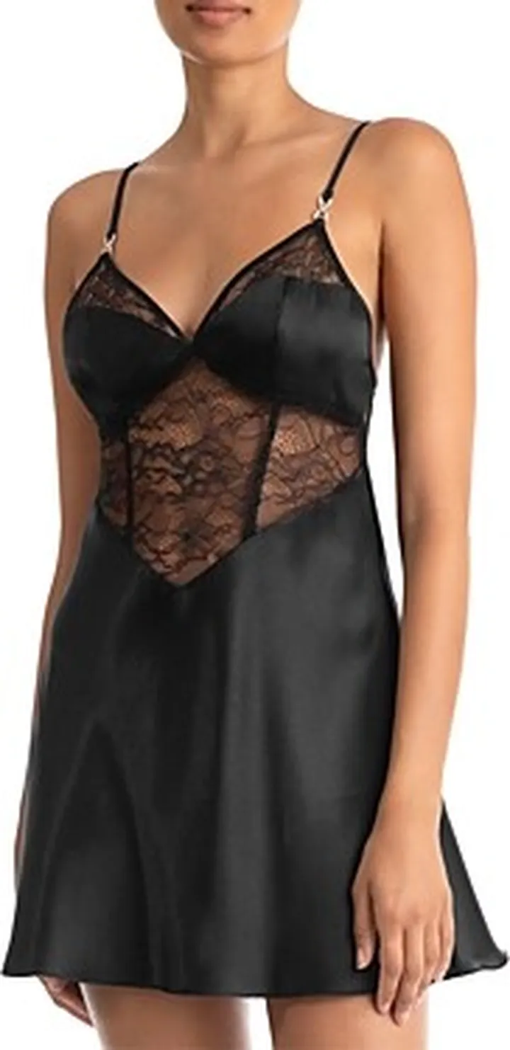 In Bloom by Jonquil Noelle Lace Trim Chemise