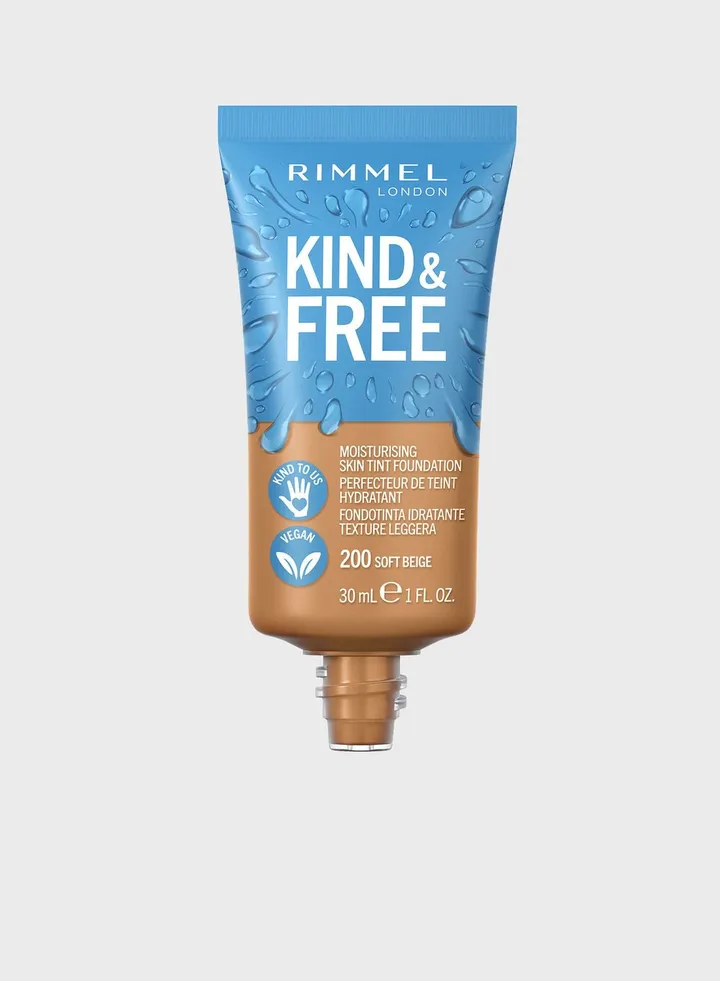 Kind & Free Foundation - 200 - Soft Beige, 30ml