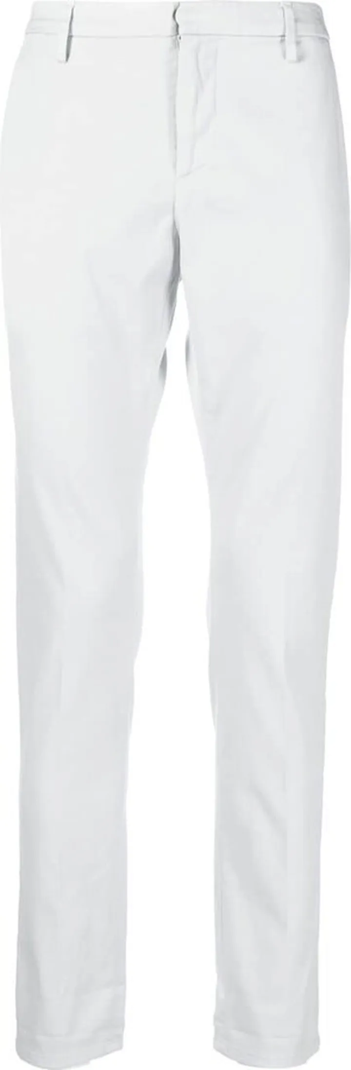 Straight-Leg Cotton Trousers