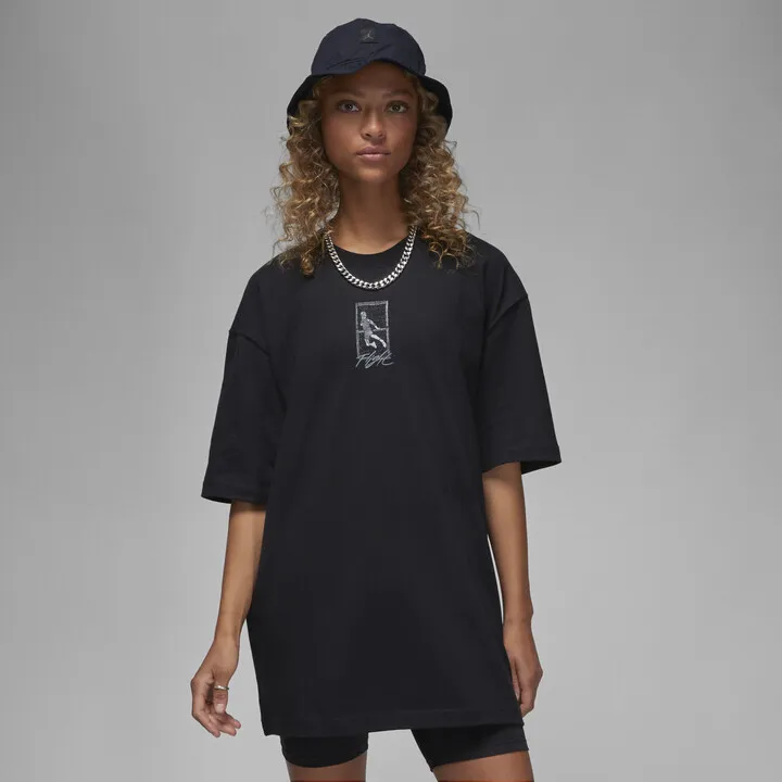 Women's Jordan Flight T-Shirt in Black