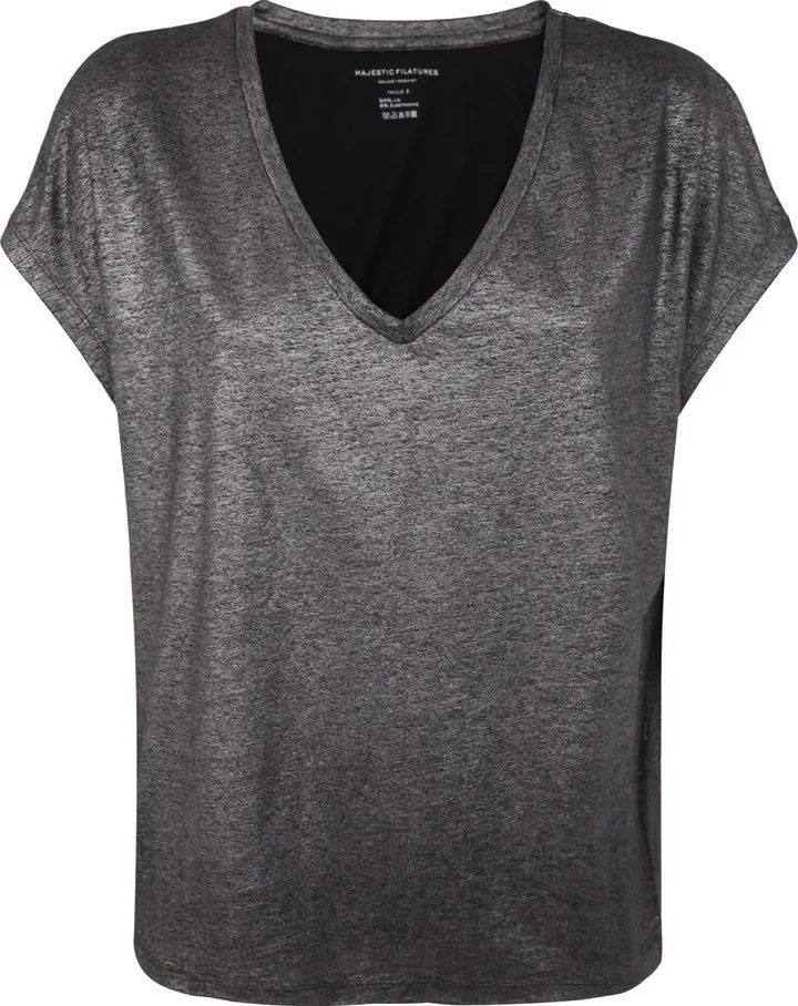 Short Sleeves V Neck Sweater